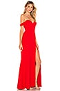 view 2 of 3 Maracuya Gown in Red