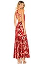 view 1 of 5 Dusk Til Dawn Gown in Deep Red