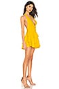 view 2 of 3 Tweets Mini Dress in Canary Yellow