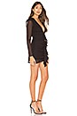 view 2 of 3 Syd Mini Dress in Black & Fuchsia