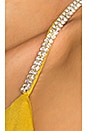 view 6 of 5 Ciara Mini Dress in Saffron Yellow