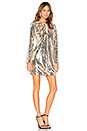 view 3 of 5 Alibi Sequin Tunic Dress in Gold