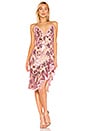 view 1 of 4 ROBE MI-LONGUE DRAGONFLY in Mauve