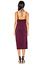 view 3 of 3 Jaguar Midi Dress in Magenta & Black