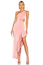 view 1 of 3 Cressida Gown in Sorbet Pink