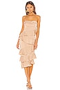 view 1 of 4 Alena Midi Dress in Nude