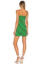 view 3 of 3 Maisie Mini Dress in Green Snake