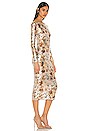 view 2 of 4 Jurnee Midi Dress in Nude Floral