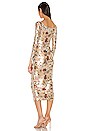 view 3 of 4 Jurnee Midi Dress in Nude Floral
