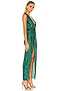 view 2 of 4 Elektra Gown in Emerald Green