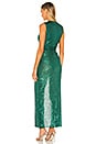 view 3 of 4 Elektra Gown in Emerald Green