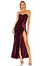 view 1 of 3 Spanish Moss Gown in Burgundy