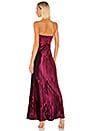 view 3 of 3 Spanish Moss Gown in Burgundy