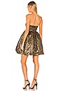 view 3 of 4 Maude Mini Dress in Gold & Black