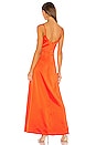 view 3 of 3 Mieko Gown in Red Orange