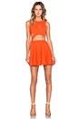 view 4 of 4 x Naven Twins Genuine Dress in Red Orange