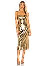 view 1 of 4 Mina Dress in Gold