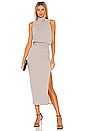 view 1 of 3 Turtleneck Tank Maxi Dress in Putty Gray
