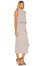 view 2 of 3 Turtleneck Tank Maxi Dress in Putty Gray