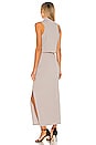 view 3 of 3 Turtleneck Tank Maxi Dress in Putty Gray