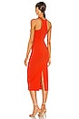 view 3 of 3 Hollie Midi Dress in Red Orange