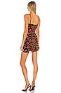 view 3 of 3 Juli Mini Dress in Black & Red Floral in Black & Red Floral