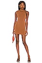 view 1 of 4 Bonney Mini Dress in Two Tone Brown