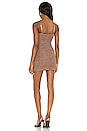 view 3 of 4 SHANAYA 미니 원피스 in Chestnut