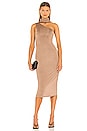 view 1 of 3 Kristiana Midi Dress in Chestnut