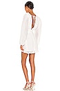 view 3 of 4 ROBE COURTE ANYA in White & Silver