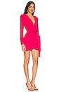 view 2 of 3 Aquamarine Mini Dress in Berry Pink