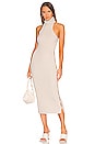 view 1 of 3 Sibyl Turtleneck Midi Dress in Glacier Grey