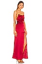 view 2 of 3 Alessi Gown in Burgundy