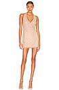 view 1 of 4 Jerry Embellished Mini Dress in Nude