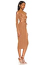 view 2 of 3 Stasia Halter Rib Dress in Camel