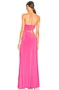view 3 of 3 Lotte Gown in Hot Pink