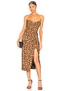 view 1 of 3 Fiona Dress in Millie Leopard