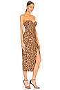 view 2 of 3 Fiona Dress in Millie Leopard