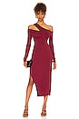 view 1 of 3 Sammy Midi Dress in Burgundy