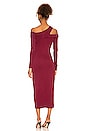 view 3 of 3 Sammy Midi Dress in Burgundy