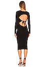 view 3 of 3 Dacia Cut Out Midi Dress in Black