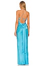 view 3 of 3 Greer Gown in Turquoise