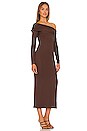 view 2 of 3 Jameela Dress in Cocoa Brown