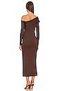 view 3 of 3 Jameela Dress in Cocoa Brown