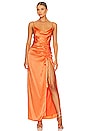 view 1 of 3 Davis Gown in Orange