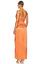 view 3 of 3 Davis Gown in Orange