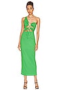 view 1 of 3 Nayah Midi Dress in Green