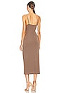 view 3 of 3 Paulina Midi Dress in Taupe Brown