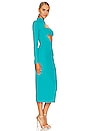 view 2 of 4 Amaia Midi Dress in Turquoise