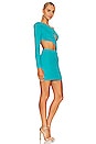 view 2 of 4 Amaia Mini Dress in Turquoise